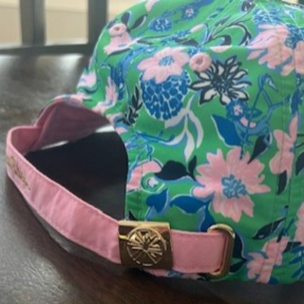 Lilly Pulitzer MATCHING Corso golf pants & hat - Picture 6 of 9